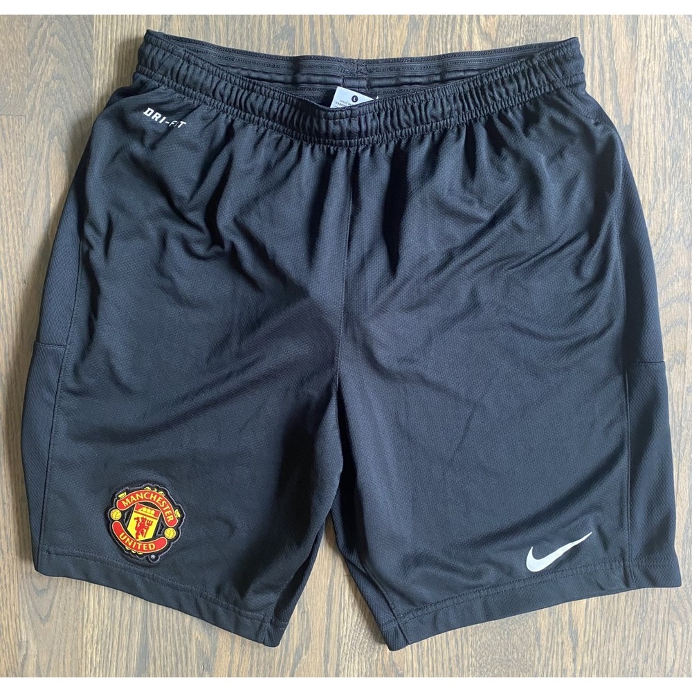 Nike Dri Fit Manchester United Football Club Soccer Shorts Men's Size Large